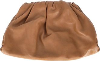 Bottega Veneta Ochre Sheep Leather Pouch (Authentic Pre-Loved)