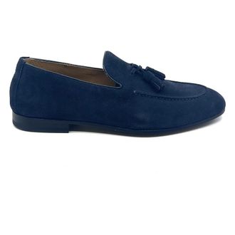 Triver Flight Schoenen, Heren, Blauw, 44 EU, Leer, Velvet Moccasin