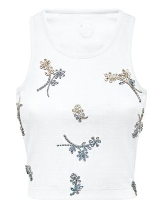 Philipp Plein Tanktop Flowers