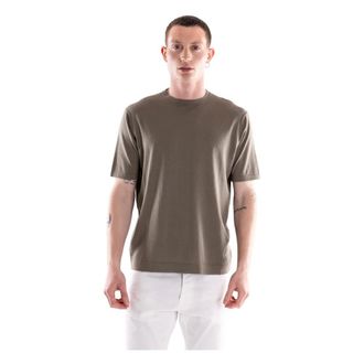 People of Shibuya Tops, Heren, Groen, XL, Katoen, Gebreide top met ronde hals