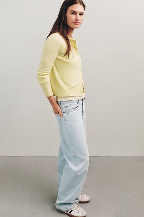 A Gold E Low-Rise Loose Jeans