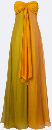 Retrof&ecirc;te Retrof&ecirc;te Lunaria chiffon maxi dress