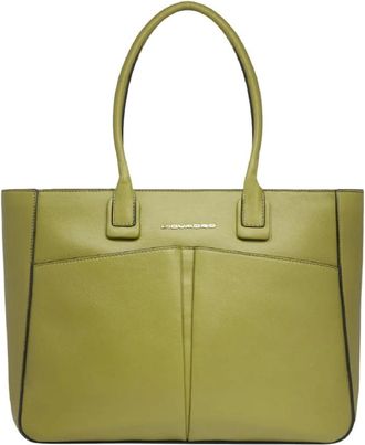Piquadro Shopping Bags, female, Green, ONE SIZE, Nevet Tote Bag