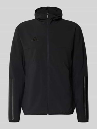 adidas Slim Fit Funktionsjacke aus schnelltrocknendem Material in Black, Gr&ouml;&szlig;e XXL