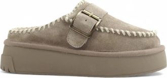 Colors Of California Mules - Dames - Slip ons - Grijs - 36 EU - Leer - Schoenen