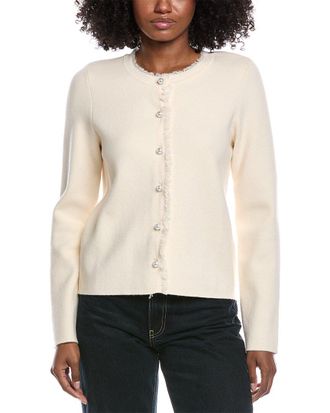 CeCe by Cynthia Steffe Cece Fringe Cardigan