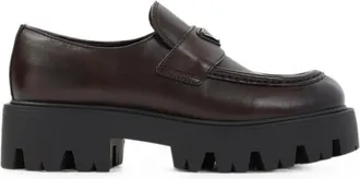 Prada Triangle Logo Lug-sole Loafers