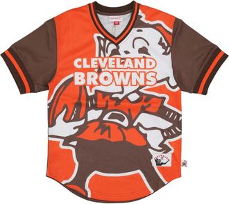 Mitchell & Ness NFL Jumbotron 3.0 Mesh V-neck Jersey - Heren - Fitness - Veelkleurig - XL - Polyester - Fitness