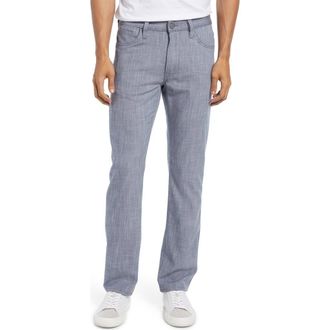 34 Heritage Courage Straight Leg Stretch Chambray Pants in Grey Cross Twill at Nordstrom Rack, Size 31 X 34