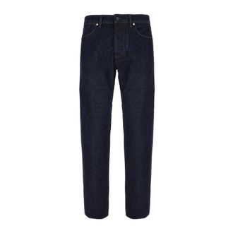 Stone Island J100007 Slim-fit Five-pocket Jeans - Heren - Slim Fit Jeans - Blauw - W36 - Katoen - Jeans