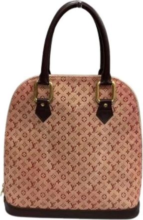Louis Vuitton Pre-owned Handbags, female, Red, Size: ONE SIZE Pre-owned Alma Monogram Mini Handbag
