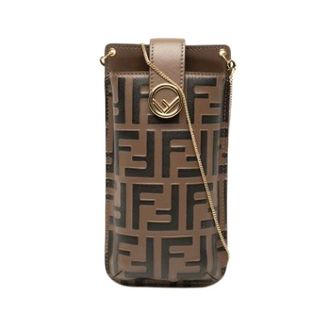 Fendi Pre-owned Mini Bags, female, Brown, Size: ONE SIZE Pre-owned Mini Crossbody Bag