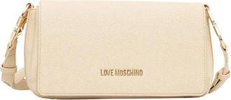 Love Moschino Medium Crossbody Bag - Dames - Schoudertassen - Beige - ONE Size - Tassen