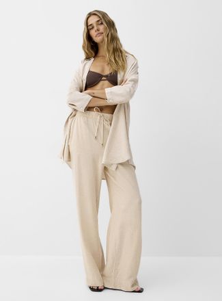 Everyday Sunday Womens Linen-blend loose pant