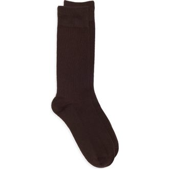 Nordstrom Cushion Foot Socks in Brown Seal at Nordstrom