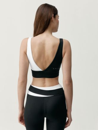 Born Living Yoga Top Kate Black/White