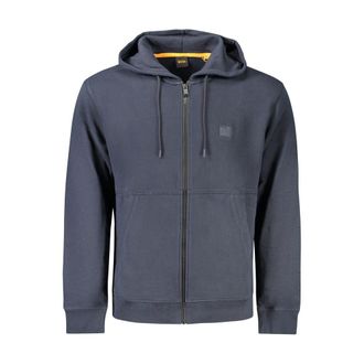 HUGO BOSS Blue Cotton Mens Mens Sweatshirt