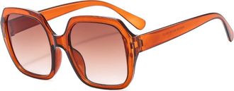 Generic Large Frame Outdoor Mens Sunglasses Womens Sports Driving Sun Glasses(Clear)