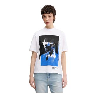 Karl Lagerfeld Mujer, Camisetas, Blanco, Talla: S