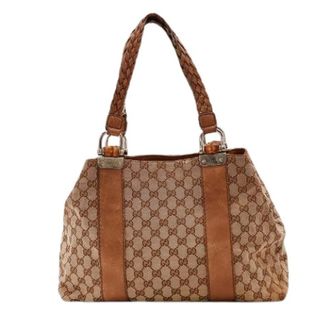 Gucci Pre-owned Handbags, female, Brown, Size: ONE SIZE Pre-owned Tote Bag Bambou
