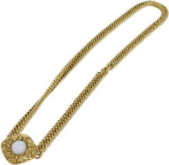 Chanel Pre-owned Belts, female, Yellow, Size: ONE SIZE Pre-owned Metal Belt