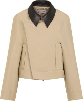 Givenchy Beige Cotton Caban Jacket-Donna