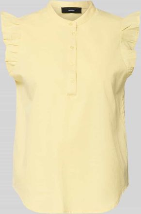 Vero Moda Regular Fit Bluse aus Baumwoll-Leinen-Mix Modell SELMA in GELB, Gr&ouml;&szlig;e XS