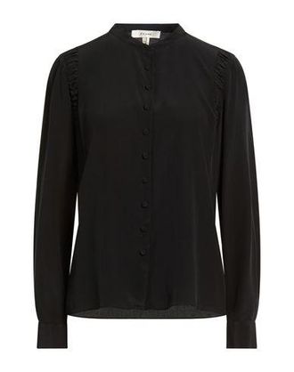 Frame Denim SHIRRED SHOULDER INSET BLOUSE