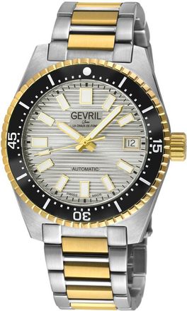 Gevril Group Atlantic Avenue Automatic Silver Dial Mens Watch 47206B