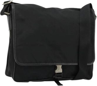 Prada Pre-owned Cross Body Bags, female, Black, Size: ONE SIZE Pre-owned Vintage Shoulder Bag