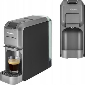 OEM M&aacute;quina De Caf&eacute; De C&aacute;psulas Y Monodosis Catler Porto Es 700 - Compatible Con Dolce Gusto - Nespresso - Caf&eacute; Molido - Negro/plata