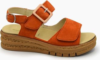 Waldl&auml;ufer Womens ARLENE 677001 LADIES SANDAL - Brown - Size: 6.5/K