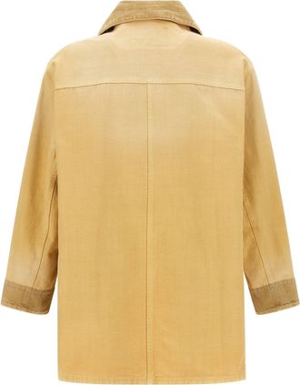 Wales Bonner Mens Beige Cotton Coat Clothing