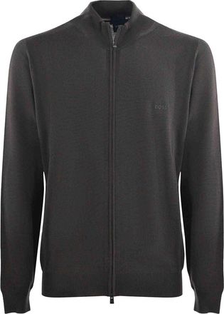 HUGO BOSS Cardigan In Virgin Wool