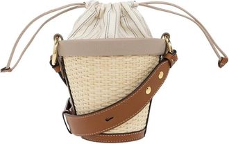Maison Margiela Fire Bucket Bag - unisex - Schoudertassen - Beige - ONE Size - Leer - Tassen