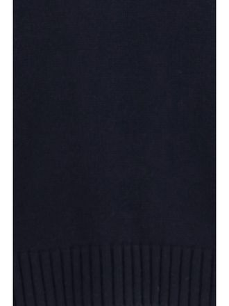 Loro Piana Womens Cashmere Crewneck Sweater Parksville Navy Blue (capra Hircus)