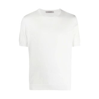 La Fileria Round-neck Knitwear, male, White, Size: 3XL T-shirt Fileria