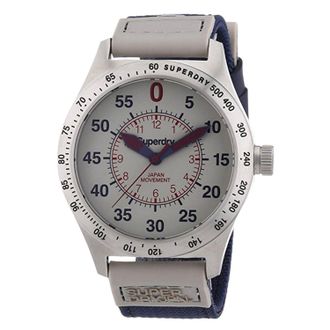 Superdry Herenhorloge Kwarts Wit/Grijs