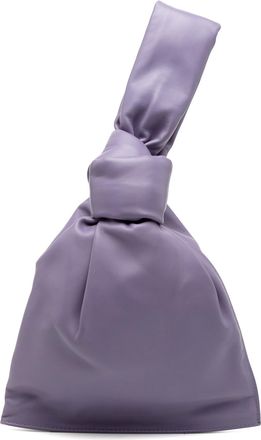Bottega Veneta Womens Pre-owned Mini Calfskin Bv Twist Bag - Purple Leather - One Size