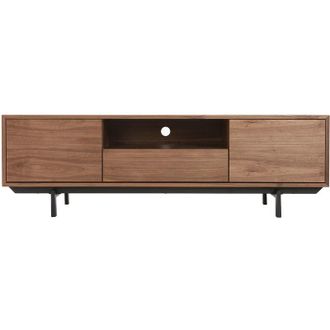 Miliboo Miliboo - Mueble Tv Dise&ntilde;o Vintage 160cm Nogal Manny