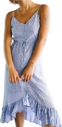 Rails Frida Dress In Sky Blue Daisies