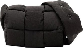 Bottega Veneta Pre-owned Cross Body Bags, female, Black, Size: ONE SIZE Pre-owned Nylon Crossbody Bag