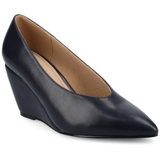 Journee Collection Womens Danika Dress Wedges