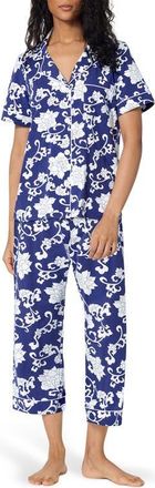 Bedhead Pajamas Print Short Sleeve Pajamas in Dynasty Blue at Nordstrom, Size X-Small