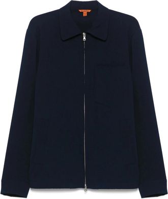 Barena Zaleto Folco Jas - Heren - Vesten - Blauw - L - Katoen - Truien & Vesten
