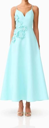 Elliatt Stella Aline Gown In Aqua Blue
