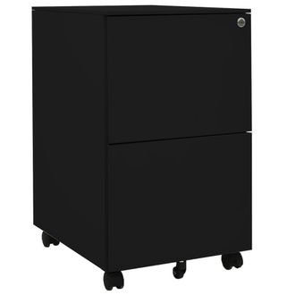 vidaXL Armario Archivador Acero Negro 39x45x67 Cm Vidaxl