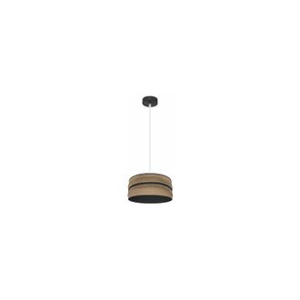 Fabrilamp Colgante Natalia 1xe27 Negro/saco-negro Regx30x30 Cm