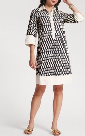 Frances Valentine Tracey Mini Dress Loop in Navy/multi at Nordstrom, Size X-Small