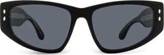 Isabel Marant rectangle-frame sunglasses - Black